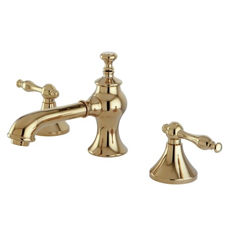 KC7062NL 8 Widespread Bathroom Faucet, Polished Brass